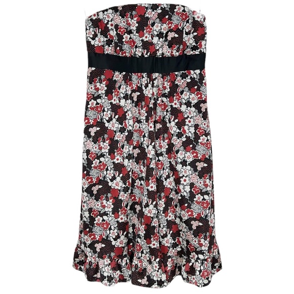 Betsey Johnson Dresses & Skirts - Betsey Johnson Y2K Floral Print Ruffle Hem Babydoll Dress Size P (Small) NWT